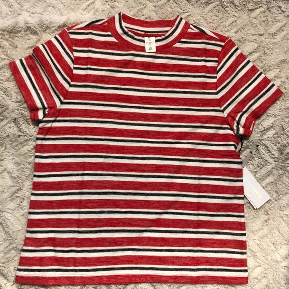 bp Tops - BP X Claudia Sulewski striped t shirt